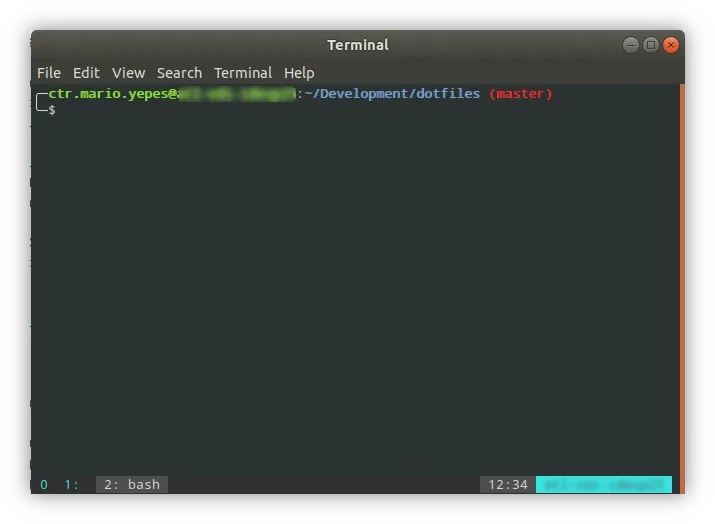 Changed Terminal