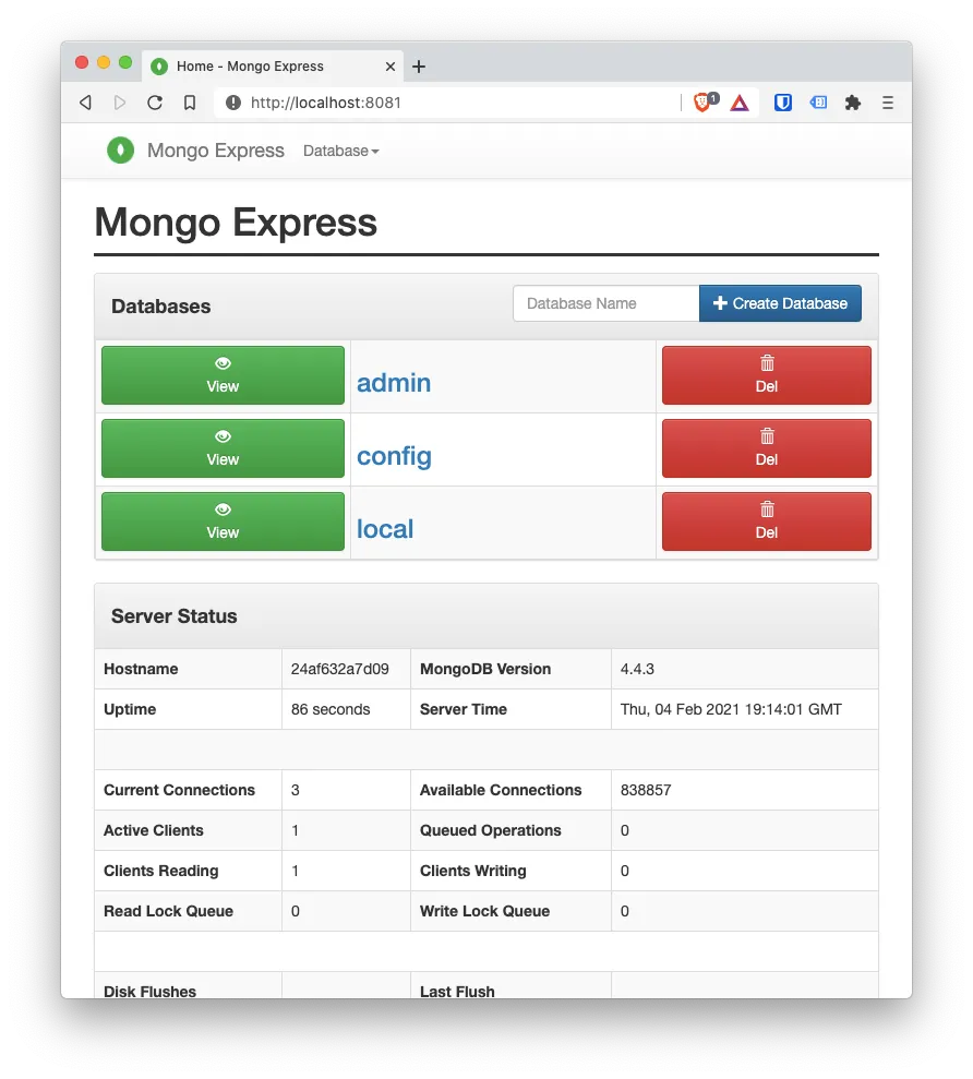 Mongo Express