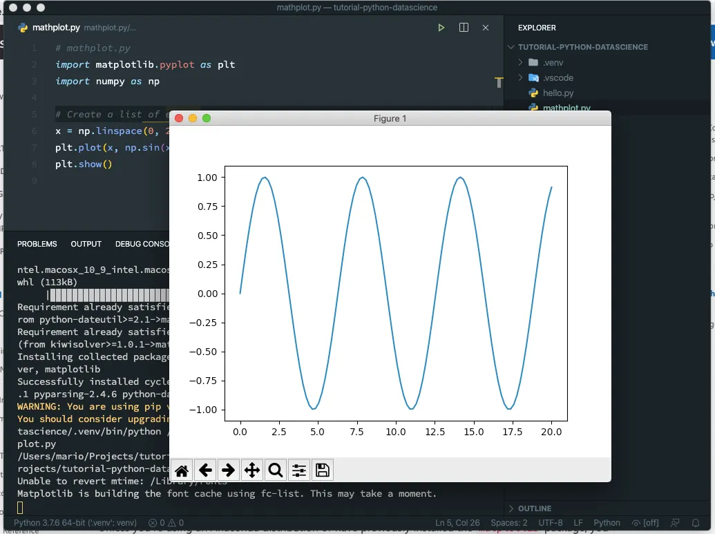 MathPlot inside Visual Studio Code