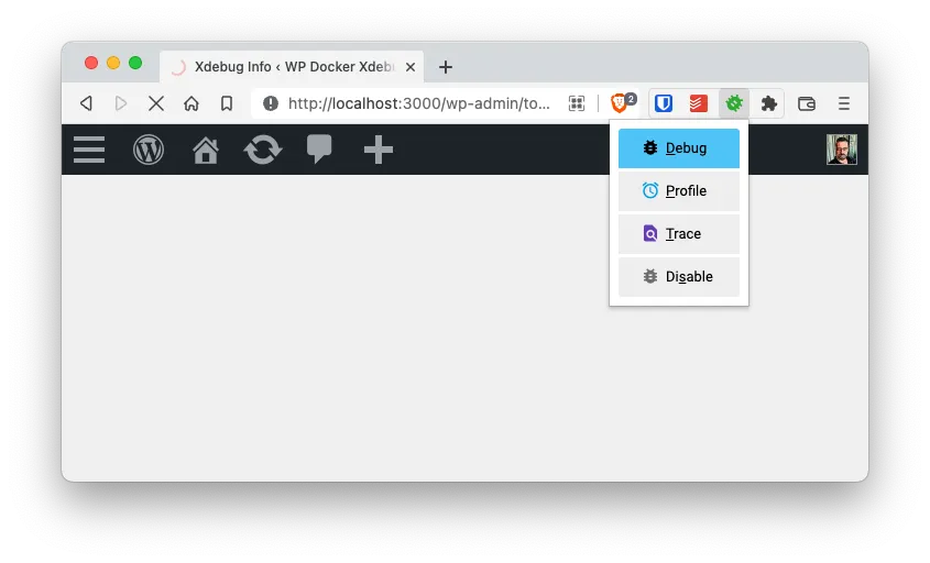 Chrome xdebug helper extension